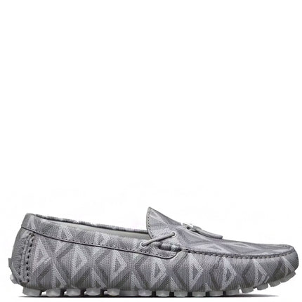 Dior Mocassin Grey CD Diamond Leather