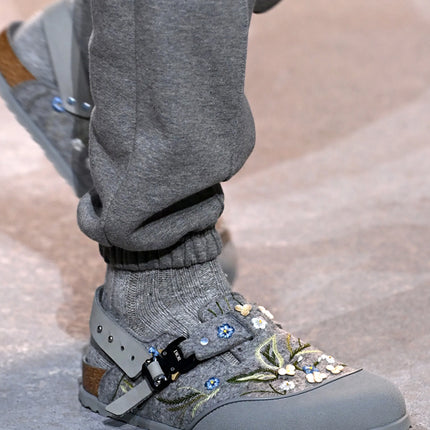 Dior by Birkenstock Mule Tokio Felted Wool Flowers