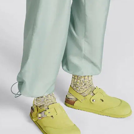 Dior by Birkenstock Mule Tokio Pastel Yellow Nobuck Calfskin