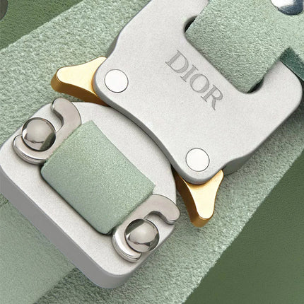 Dior by Birkenstock Sandale Milano Pastel Green Nubuck Calfskin