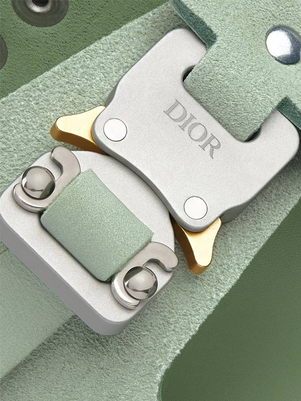 Dior by Birkenstock Sandale Milano Pastel Green Nubuck Calfskin
