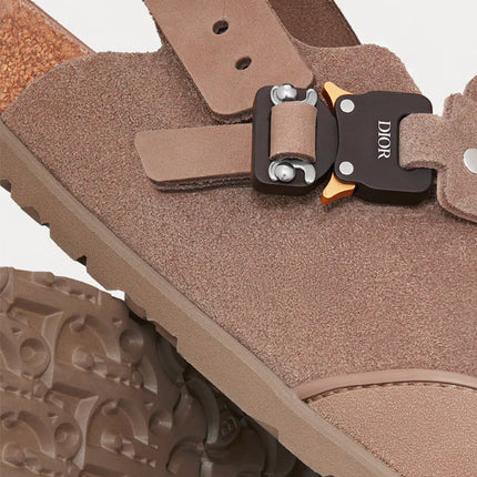 Dior by Birkenstock Tokio Mule Brown