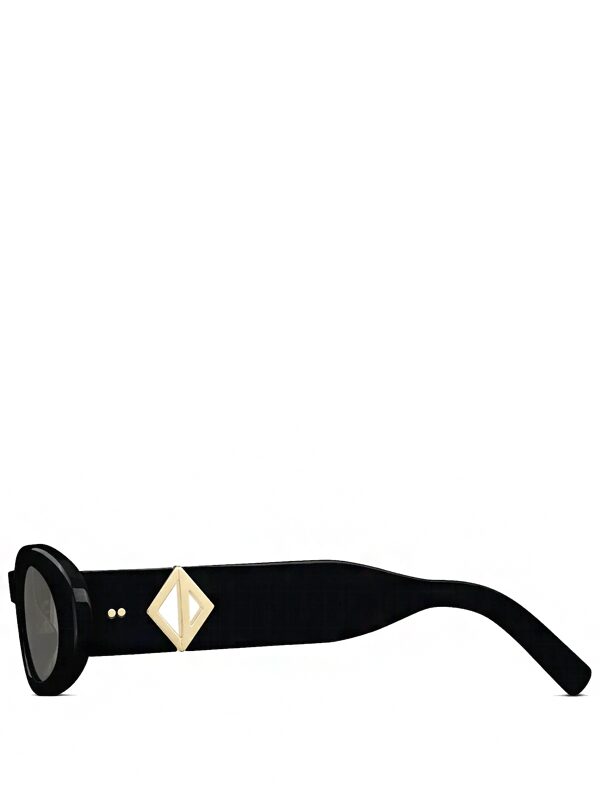 Dior x CACTUS JACK CD Diamond R1I Rounded Sunglasses Black