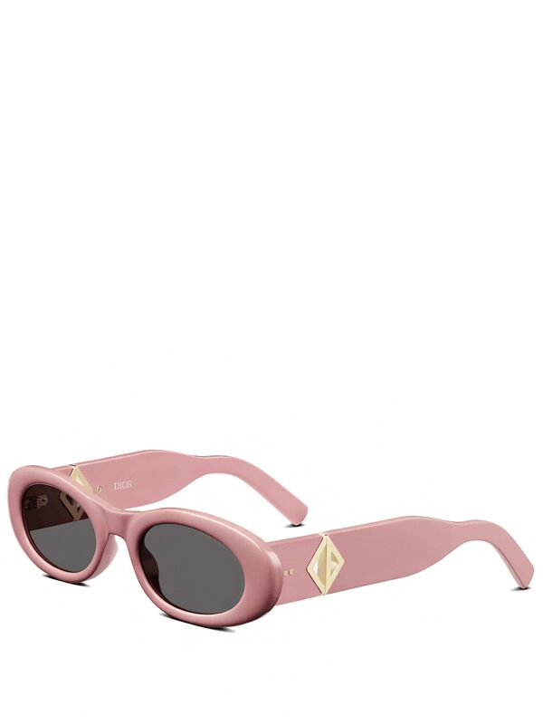 Dior x CACTUS JACK CD Diamond R1I Rounded Sunglasses Pink