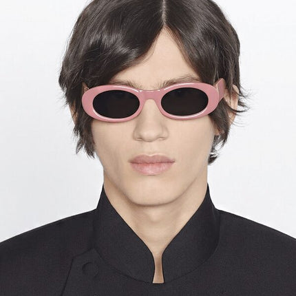 Dior x CACTUS JACK CD Diamond R1I Rounded Sunglasses Pink