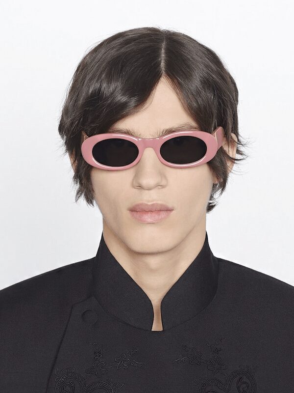 Dior x CACTUS JACK CD Diamond R1I Rounded Sunglasses Pink