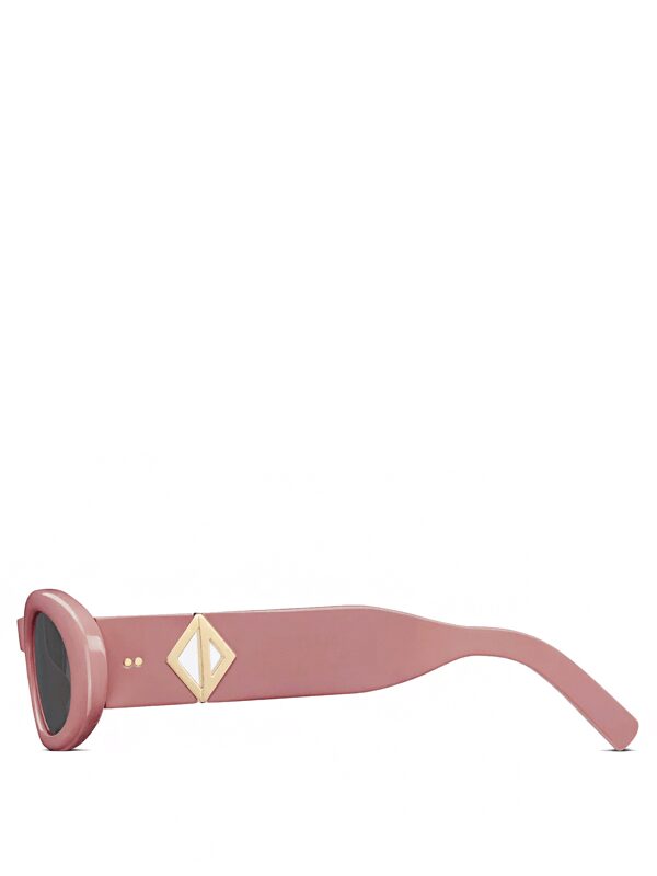 Dior x CACTUS JACK CD Diamond R1I Rounded Sunglasses Pink