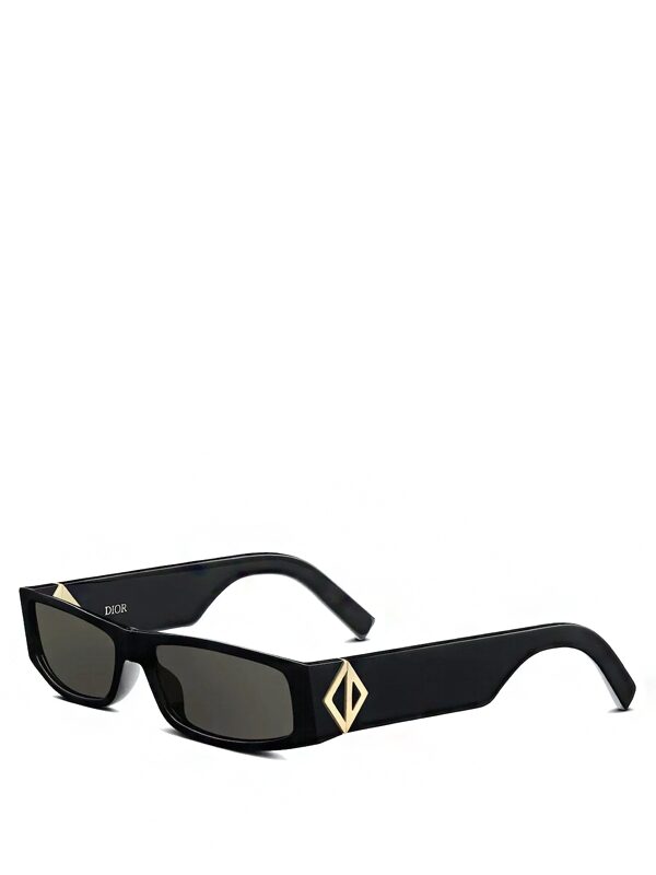 Dior x CACTUS JACK CD Diamond S1I Rectangular Sunglasses Black