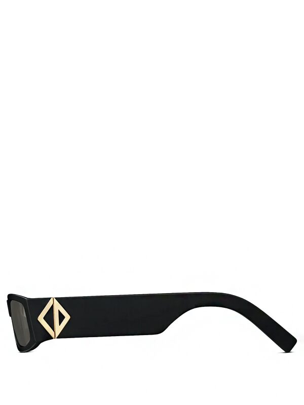 Dior x CACTUS JACK CD Diamond S1I Rectangular Sunglasses Black