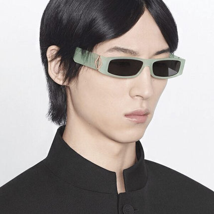 Dior x CACTUS JACK CD Diamond S1I Rectangular Sunglasses Green