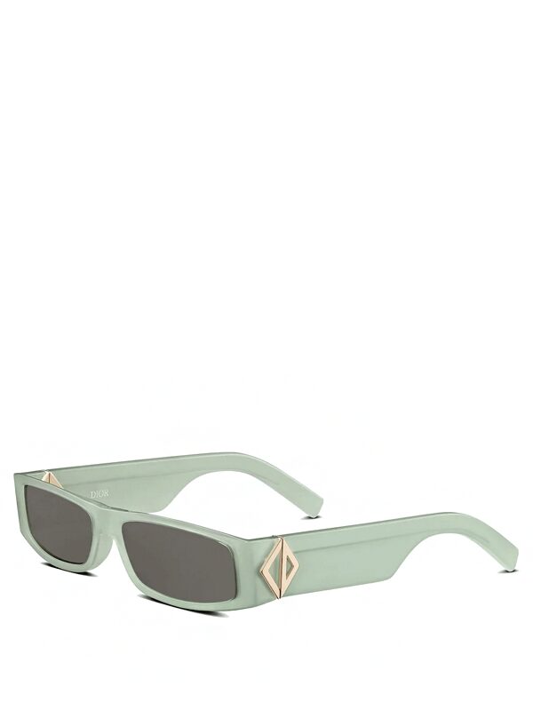Dior x CACTUS JACK CD Diamond S1I Rectangular Sunglasses Green