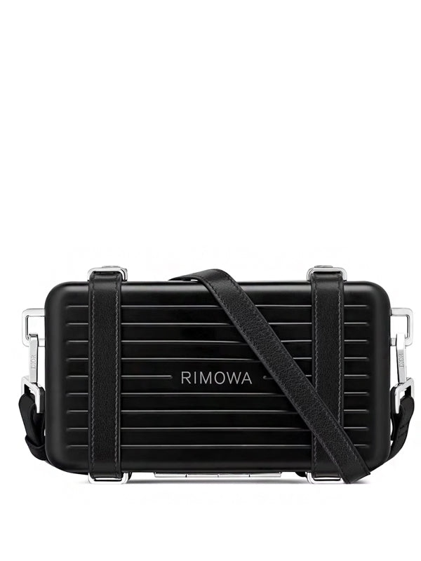 Dior x RIMOWA Personal Clutch On Strap Aluminium Black