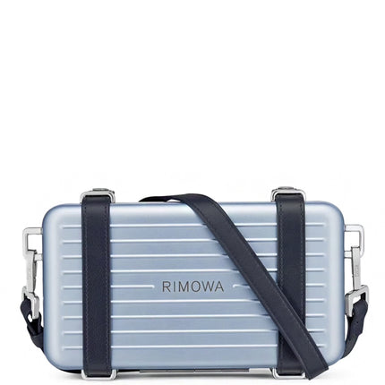 Dior x RIMOWA Personal Clutch On Strap Aluminium Blue