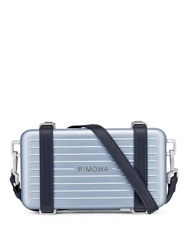 Dior x RIMOWA Personal Clutch On Strap Aluminium Blue