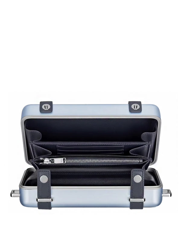 Dior x RIMOWA Personal Clutch On Strap Aluminium Blue