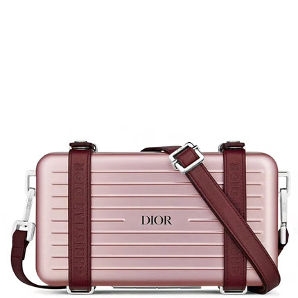 Dior x RIMOWA Personal Clutch On Strap Aluminium Pink