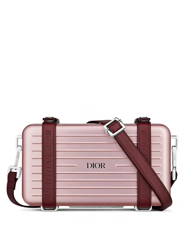 Dior x RIMOWA Personal Clutch On Strap Aluminium Pink