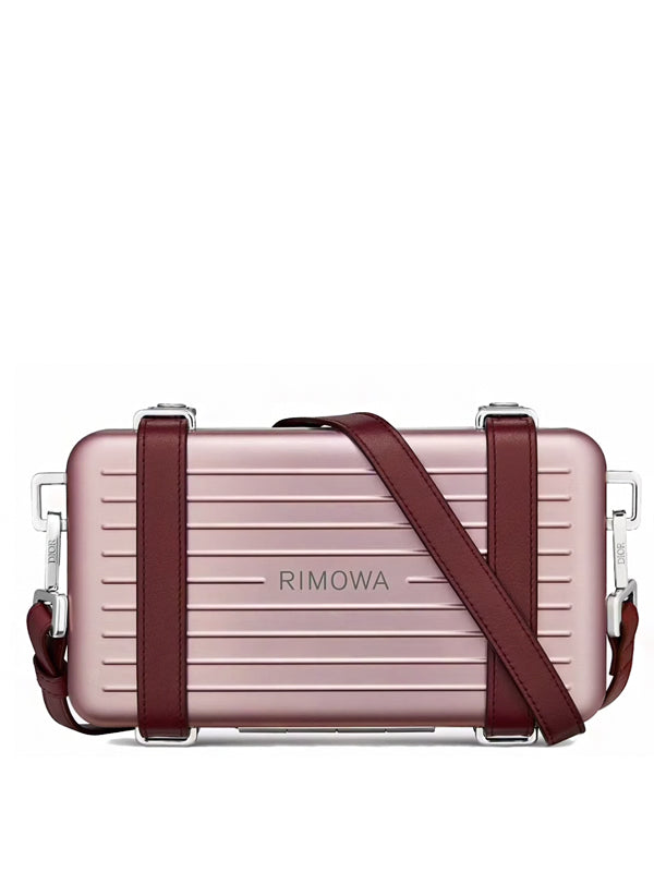 Dior x RIMOWA Personal Clutch On Strap Aluminium Pink