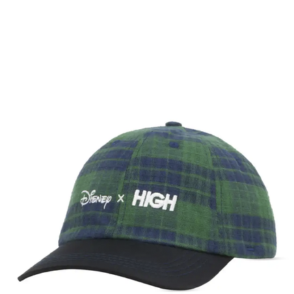 Disney x High Boné Plaid Polo Disney Green