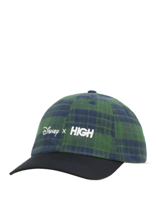 Disney x High Boné Plaid Polo Disney Green