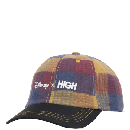 Disney x High Boné Plaid Polo Disney Navy