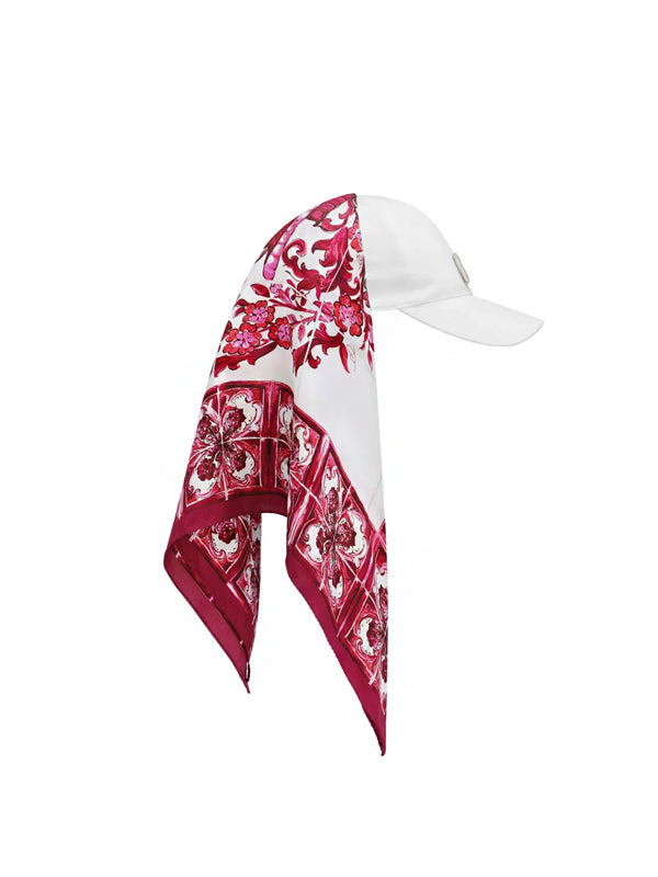 Dolce & Gabbana Boné Majolica com logo bordado