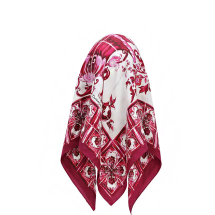 Dolce & Gabbana Boné Majolica com logo bordado