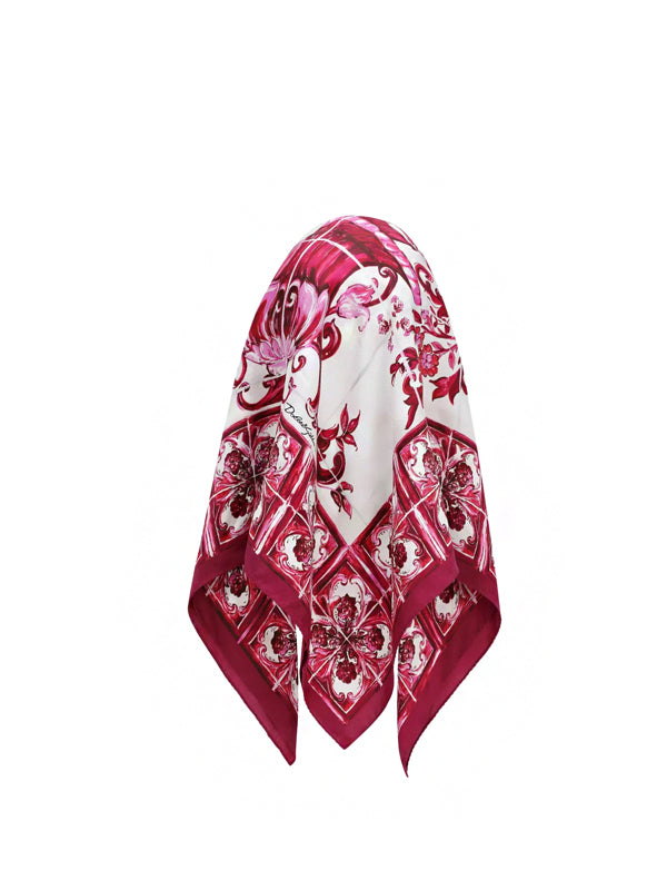 Dolce & Gabbana Boné Majolica com logo bordado