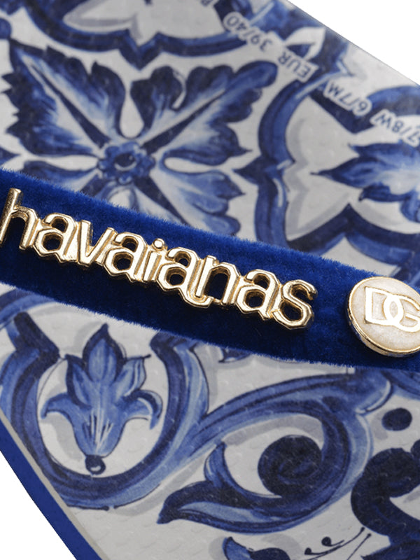 Dolce&Gabbana x Havaianas Chinelo Blu Mediterraneo