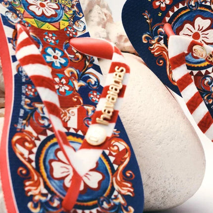 Dolce&Gabbana x Havaianas Chinelo Carretto Siciliano