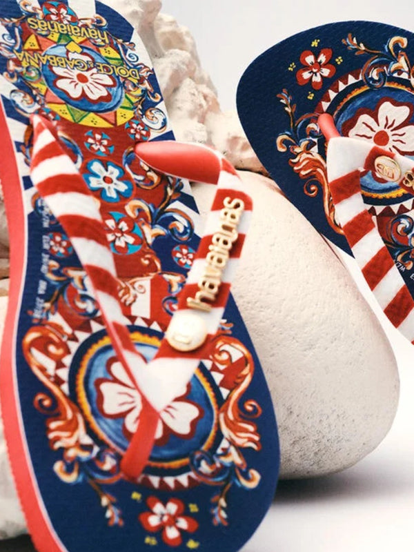 Dolce&Gabbana x Havaianas Chinelo Carretto Siciliano