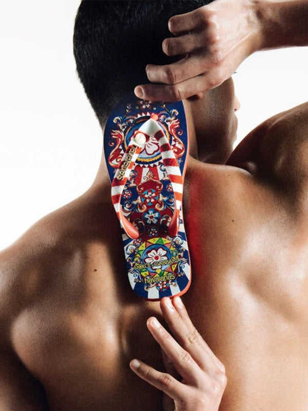 Dolce&Gabbana x Havaianas Chinelo Carretto Siciliano