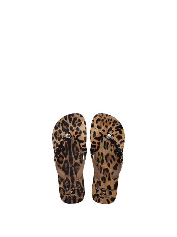 Dolce&Gabbana x Havaianas Chinelo Leopard