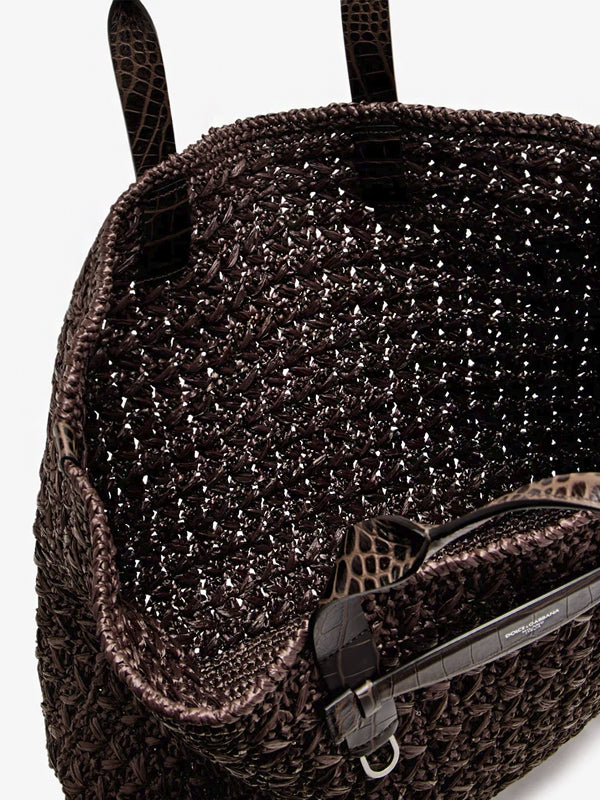 Dolce&Gabbana Raffia Crochet Shopper