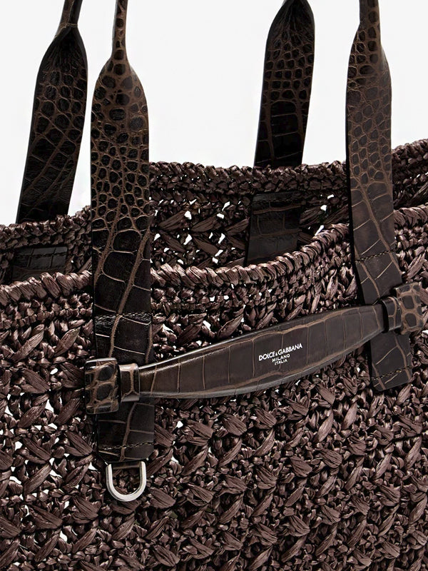 Dolce&Gabbana Raffia Crochet Shopper