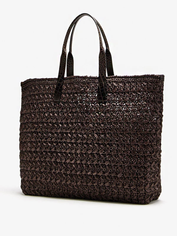 Dolce&Gabbana Raffia Crochet Shopper