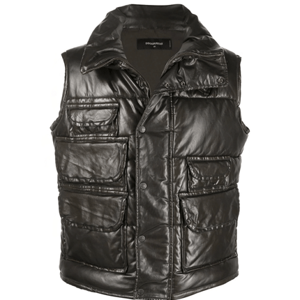 Dsquared2 Colete de Couro