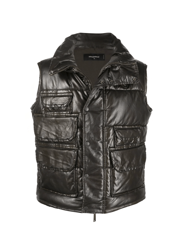 Dsquared2 Colete de Couro