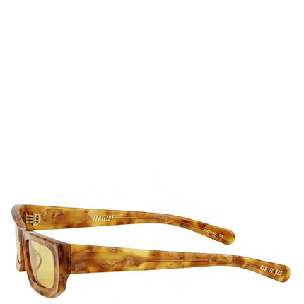 Fancy Amber Tortoise / Solid Yellow Lens
