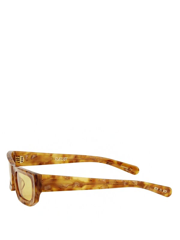 Fancy Amber Tortoise / Solid Yellow Lens