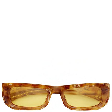 Fancy Amber Tortoise / Solid Yellow Lens