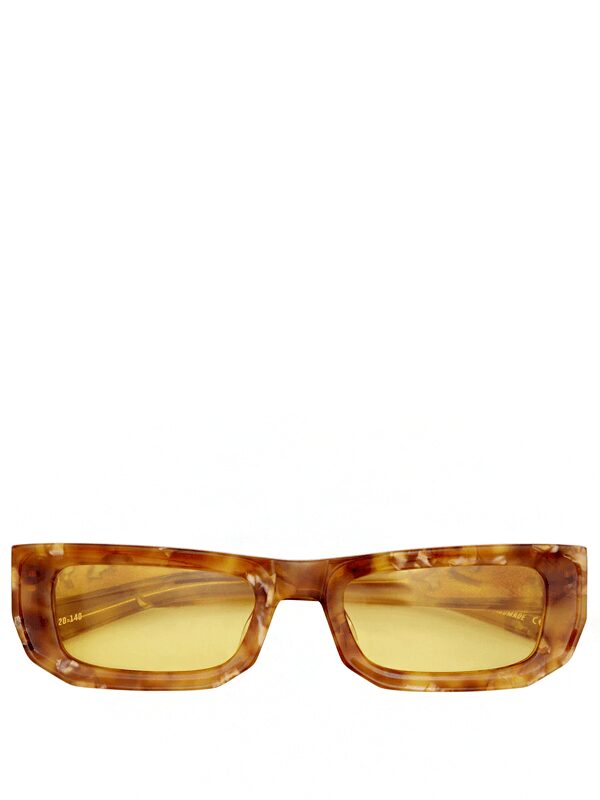 Fancy Amber Tortoise / Solid Yellow Lens