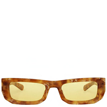 Fancy Amber Tortoise / Solid Yellow Lens