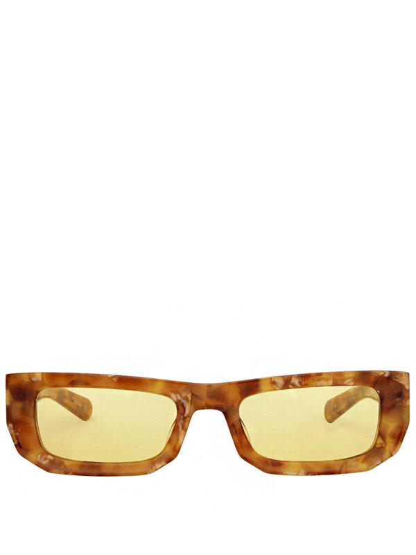 Fancy Amber Tortoise / Solid Yellow Lens