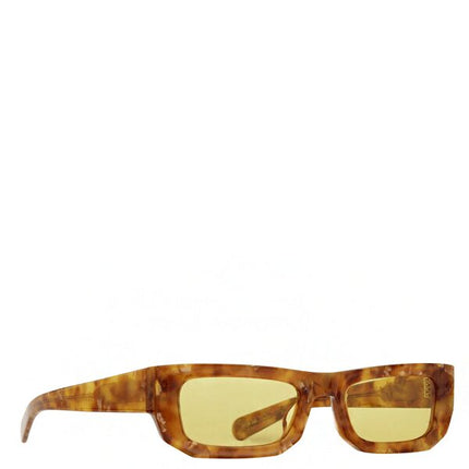 Fancy Amber Tortoise / Solid Yellow Lens