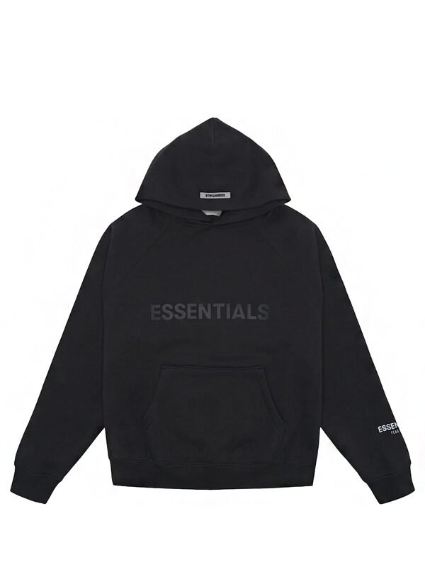 Fear of God Essentials Pullover Hoodie Applique Logo Dark Slate/Stretch Limo/Black
