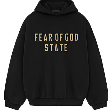 Fear of God Essentials Fleece Hoodie Black