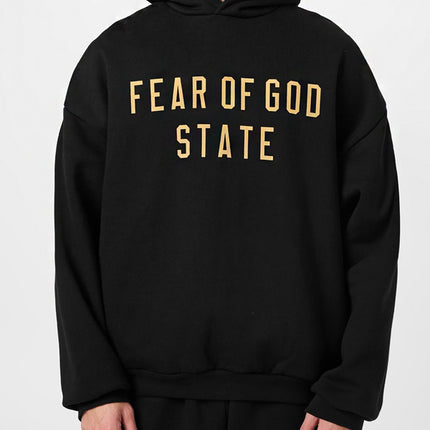 Fear of God Essentials Fleece Hoodie Black