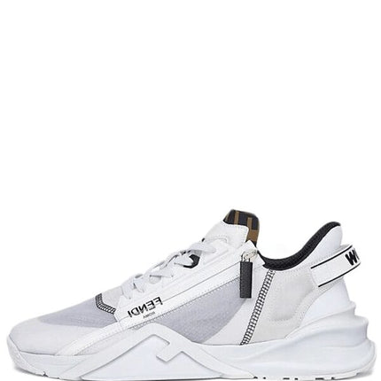 Fendi Nylon Low Top White