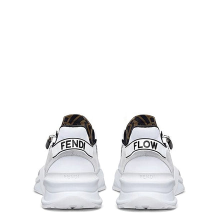Fendi Nylon Low Top White